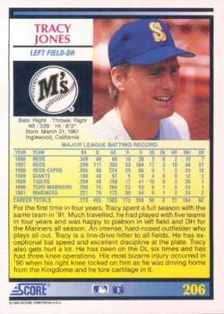 Tracy Jones  baseball card collectible - Main Image 2