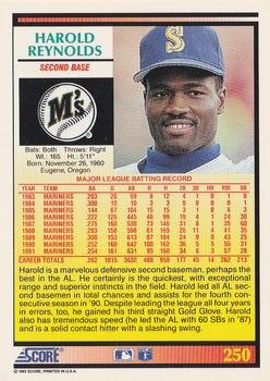 Harold Reynolds  baseball card collectible - Main Image 2