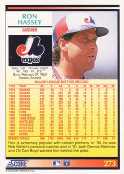 Ron Hassey  baseball card collectible - Main Image 2