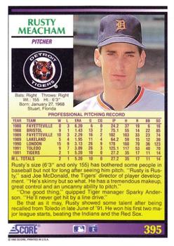 Rusty Meacham  baseball card collectible - Main Image 2