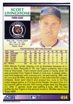 Scott Livingstone  baseball card collectible - Main Image 2