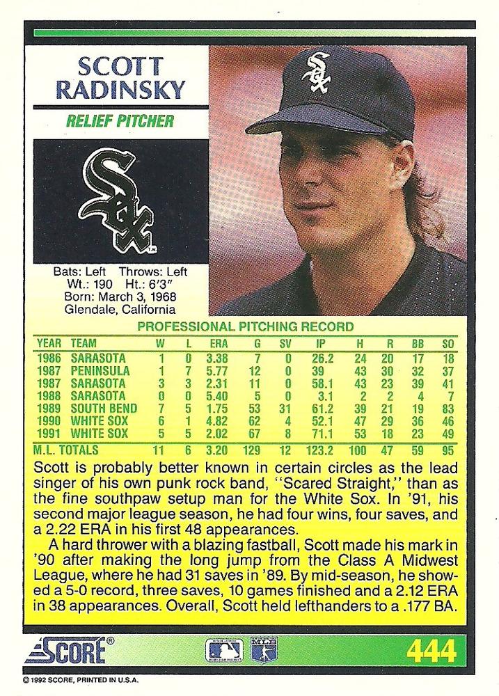 Scott Radinsky  baseball card collectible - Main Image 2