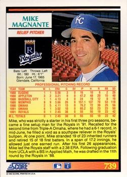 Mike Magnante  baseball card collectible - Main Image 2