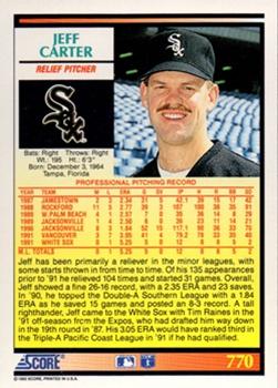 Jeff Carter  baseball card collectible - Main Image 2