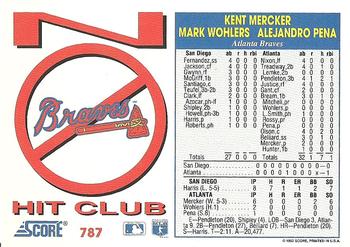 Alejandro Pena / Kent Mercker / Mark Wohlers  baseball card collectible - Main Image 2