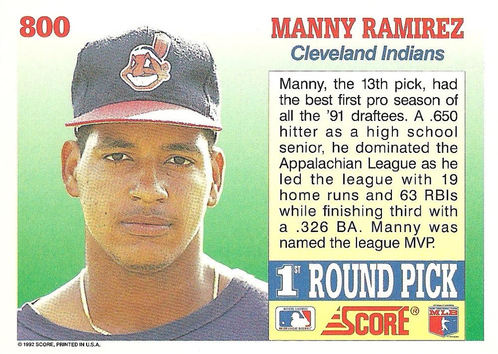 Manny Ramirez  baseball card collectible - Main Image 2