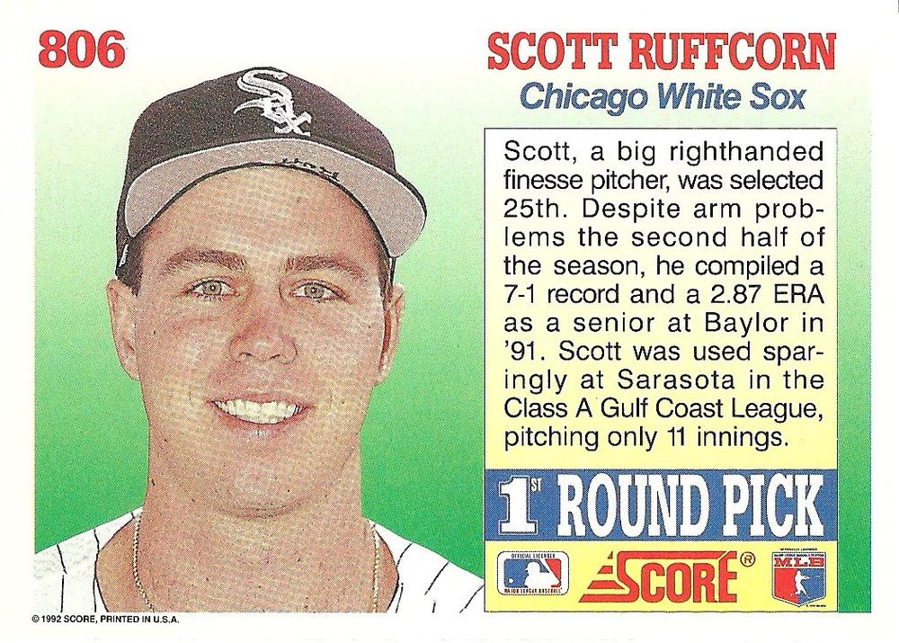 Scott Ruffcorn  baseball card collectible - Main Image 2