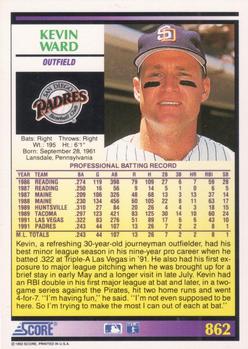 Kevin Ward  baseball card collectible - Main Image 2