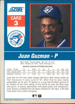 Juan Guzman  baseball card collectible - Main Image 2