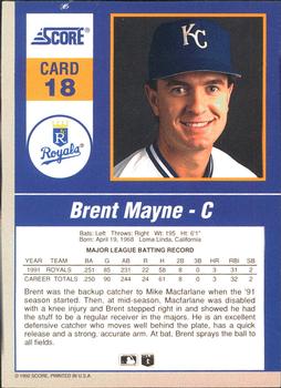 Brent Mayne  baseball card collectible - Main Image 2