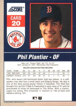 Phil Plantier  baseball card collectible - Main Image 2