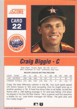 Craig Biggio  baseball card collectible - Main Image 2
