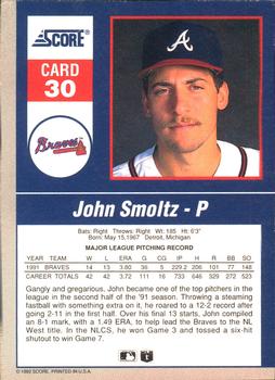 John Smoltz  baseball card collectible - Main Image 2