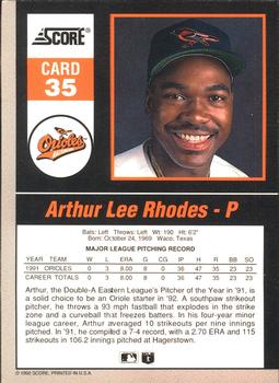 Arthur Rhodes  baseball card collectible - Main Image 2