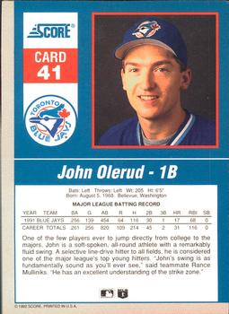 John Olerud  baseball card collectible - Main Image 2