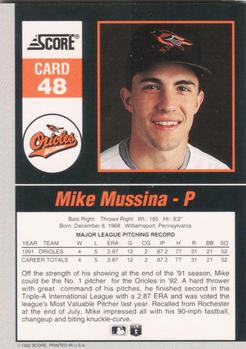 Mike Mussina  baseball card collectible - Main Image 2