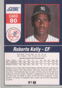 Roberto Kelly  baseball card collectible - Main Image 2