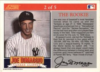 Joe DiMaggio  baseball card collectible - Main Image 2