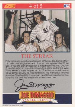 Joe DiMaggio  baseball card collectible - Main Image 2