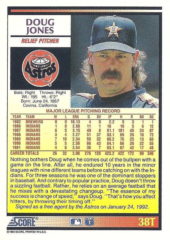 Doug Jones  baseball card collectible - Main Image 2