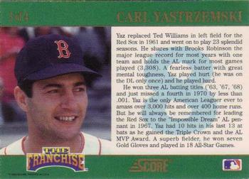 Carl Yastrzemski  baseball card collectible - Main Image 2