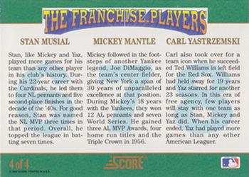 Stan Musial / Mickey Mantle / Carl Yastrzemski  baseball card collectible - Main Image 2
