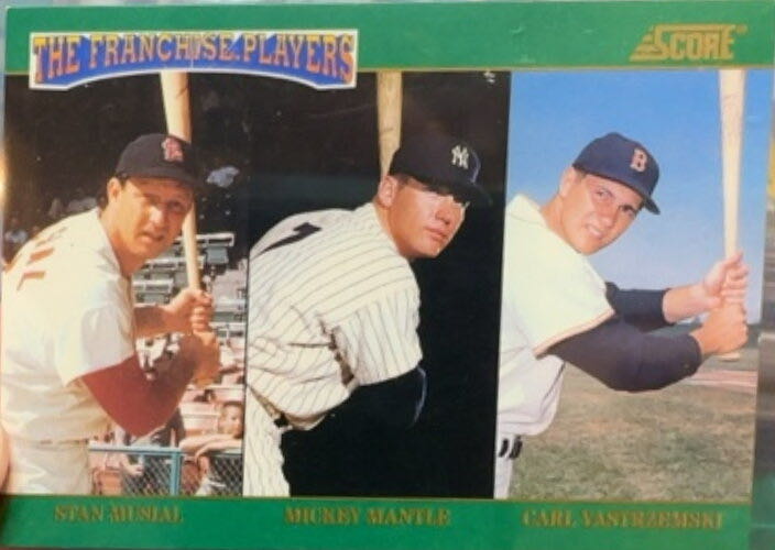 Stan Musial / Mickey Mantle / Carl Yastrzemski  baseball card collectible - Main Image 3