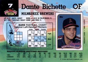Dante Bichette  baseball card collectible - Main Image 2