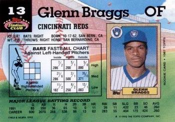 Glenn Braggs  baseball card collectible - Main Image 2