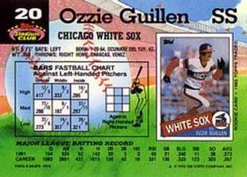 Ozzie Guillen  baseball card collectible - Main Image 2