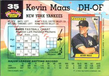 Kevin Maas  baseball card collectible - Main Image 2