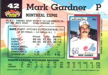 Mark Gardner  baseball card collectible - Main Image 2
