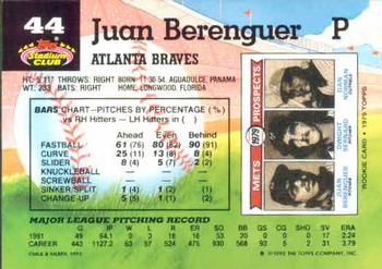 Juan Berenguer  baseball card collectible - Main Image 2