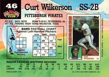 Curt Wilkerson  baseball card collectible - Main Image 2