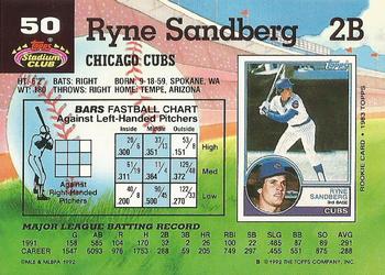 Ryne Sandberg  baseball card collectible - Main Image 2