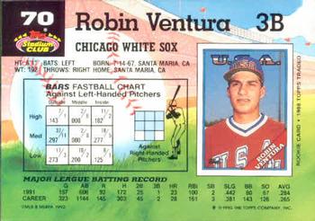 Robin Ventura  baseball card collectible - Main Image 2