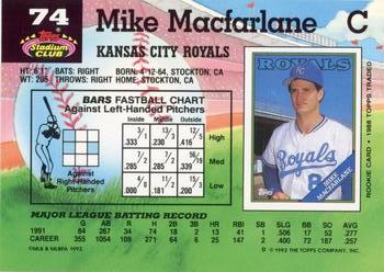 Mike Macfarlane  baseball card collectible - Main Image 2