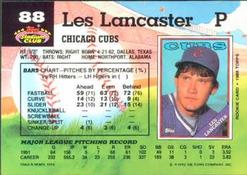Les Lancaster  baseball card collectible - Main Image 2