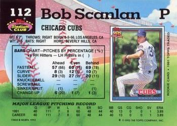 Bob Scanlan  baseball card collectible - Main Image 2