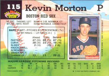 Kevin Morton  baseball card collectible - Main Image 2