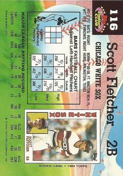 Scott Fletcher  baseball card collectible - Main Image 2
