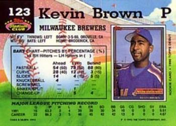 Kevin Brown  baseball card collectible - Main Image 2