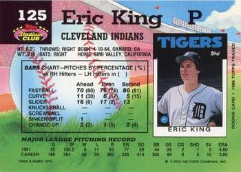 Eric King  baseball card collectible - Main Image 2