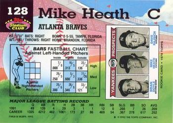 Mike Heath  baseball card collectible - Main Image 2