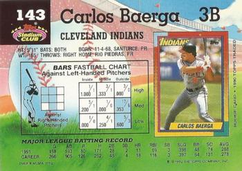 Carlos Baerga  baseball card collectible - Main Image 2