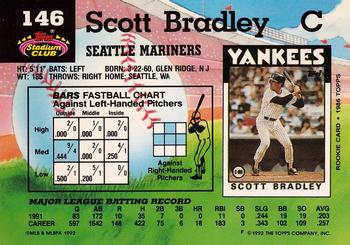 Scott Bradley  baseball card collectible - Main Image 2