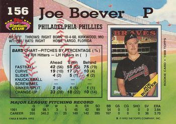 Joe Boever  baseball card collectible - Main Image 2