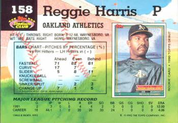 Reggie Harris  baseball card collectible - Main Image 2