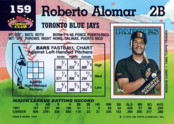 Roberto Alomar  baseball card collectible - Main Image 2