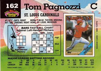 Tom Pagnozzi  baseball card collectible - Main Image 2